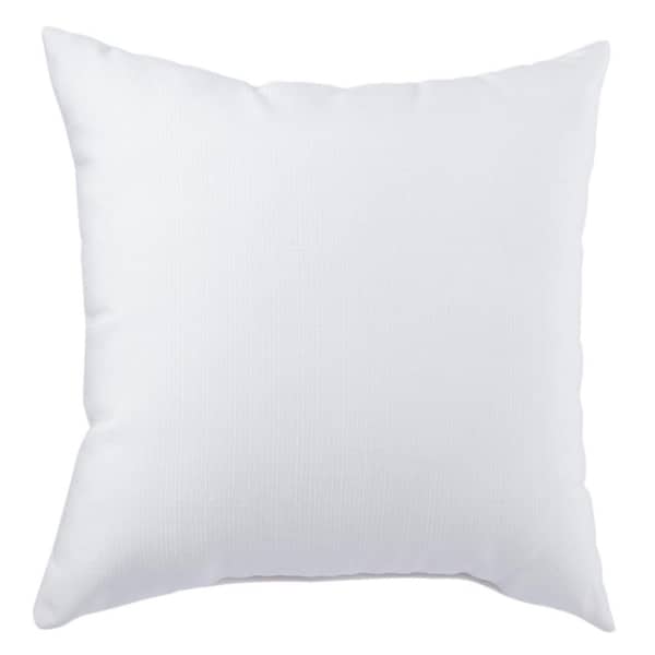 Unbranded Buena White 13 in. x 18 in. Prefill Pillow Throw Pillow