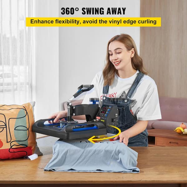 Multifunctional Swing Away Digital Tshirt Heat Press 8 In 1 in