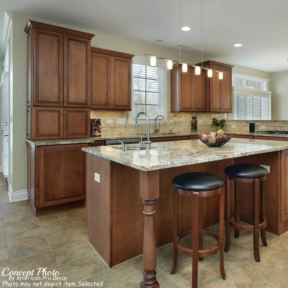 Unfinished Maple Traditional Full Round Kitchen Island Leg