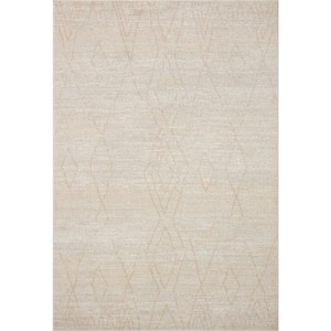 Kamala Natural/Mist 2 ft. 7 in. x 8 ft.  Transitional Runner Rug