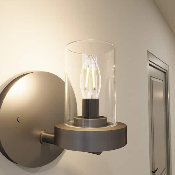 60-Watt Equivalent B10 E12 Candelabra Filament CEC Clear Glass Chandelier LED Light Bulb in Bright White 3000K (24-Pack)