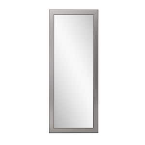 Oversized Silver Mid-Century Modern Mirror (70.5 in. H X 25.5 in. W)