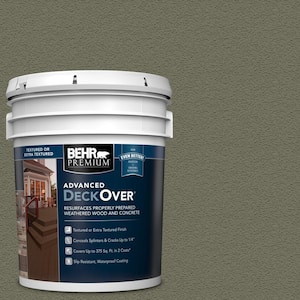 5 gal. #SC-138 Sagebrush Green Textured Solid Color Exterior Wood and Concrete Coating
