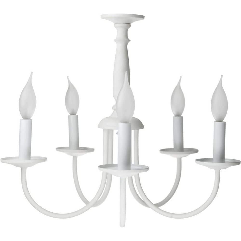 5-Light Textured White Decorative Indoor Ceiling Chandelier price history on PriceWatchPro