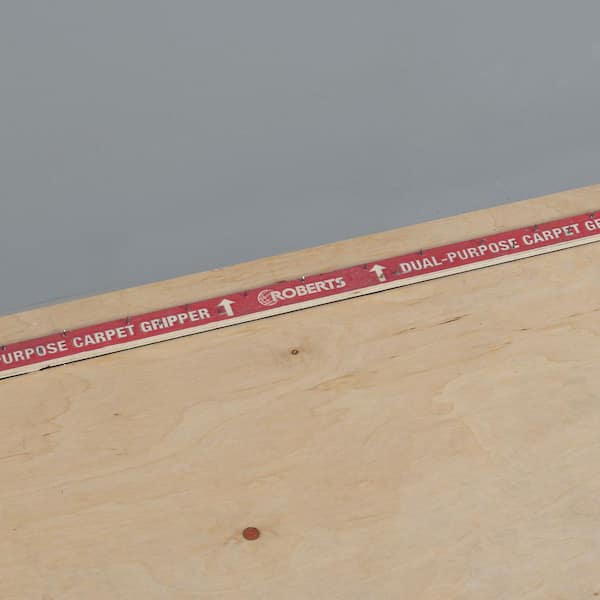Roberts 7 8 In X 4 Ft Smooth Edge L And Stick Carpet Tack Strip 3 Pack 20 1450 The