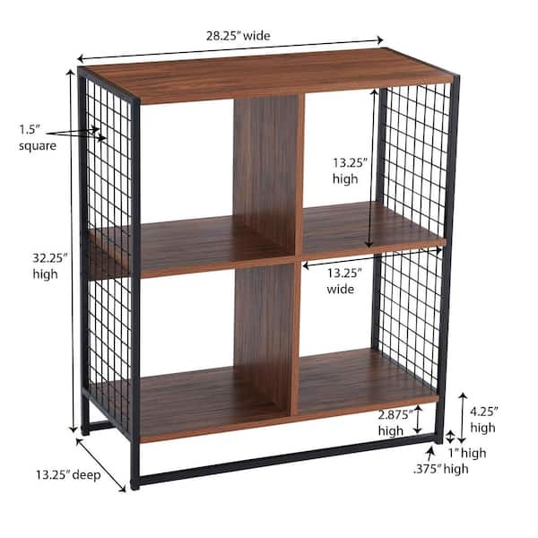 Household Essentials Hickory Free, Wire Mesh Shelving Cubes