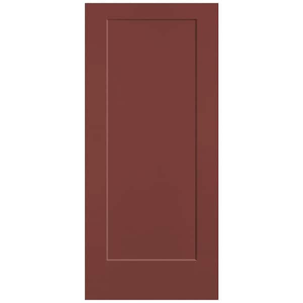 36 in. x 80 in. 1-Panel Lincoln Park Single Bore Hollow Core Red Bluff Molded Composite Interior Door Slab