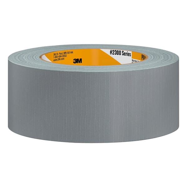 x 60 yd. 1.88 in Scotch Tough Poly Hanging & Tarps Duct Tape Gray 