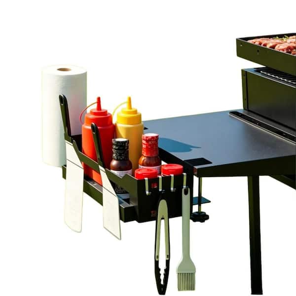Side Griddle Caddy Spice Racks for Blackstone 28 in. & 36 in. Griddles, Prep Cart, and BBQ Accessories Storage (1-Pack)