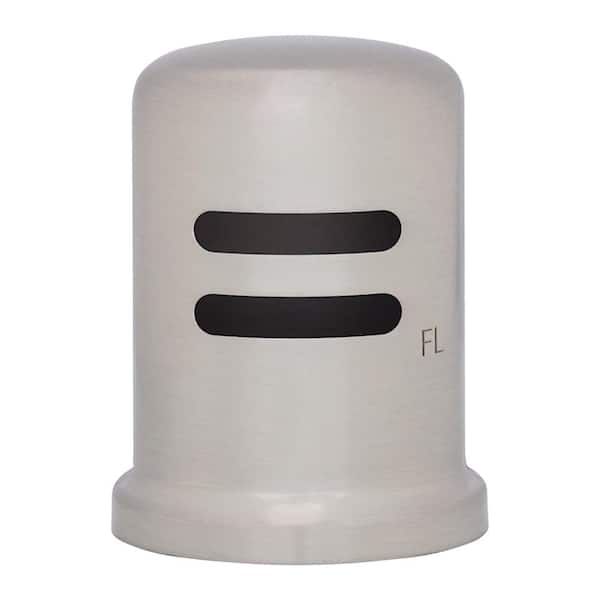 1-3/4 in. x 2-1/2 in. Solid Brass Air Gap Cap Only, Skirted, Satin Nickel