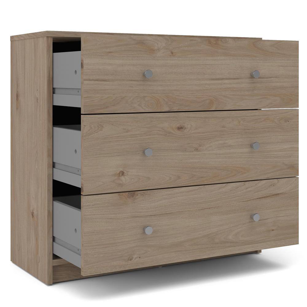 Portland 3-Drawer Black Chest - thumbnail 6