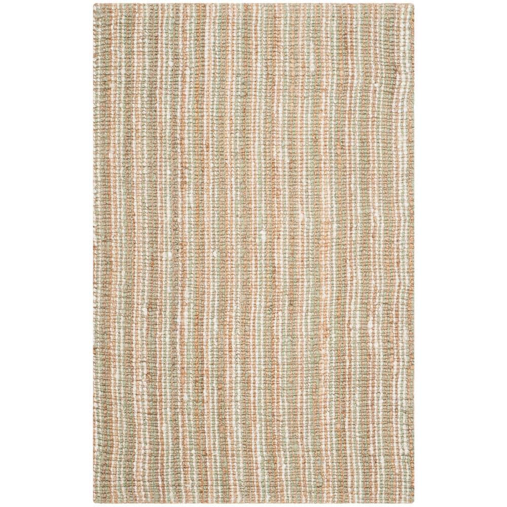 Natural Fiber Sage/Beige 4 ft. x 6 ft. Solid Area Rug price history on PriceWatchPro