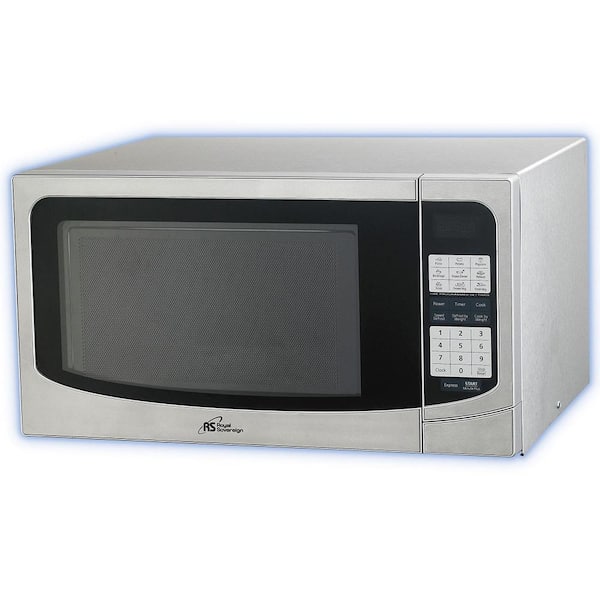 ROYAL SOVEREIGN 1.34 cu. ft. Countertop Microwave in Silver with Stainless Steel Door