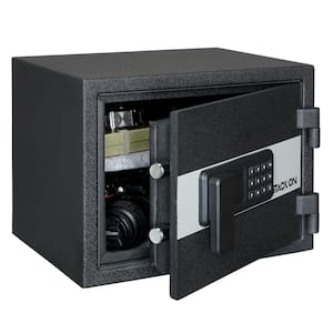0.8 cu. ft. Personal Fire and Waterproof Safe with Electronic Lock, Black