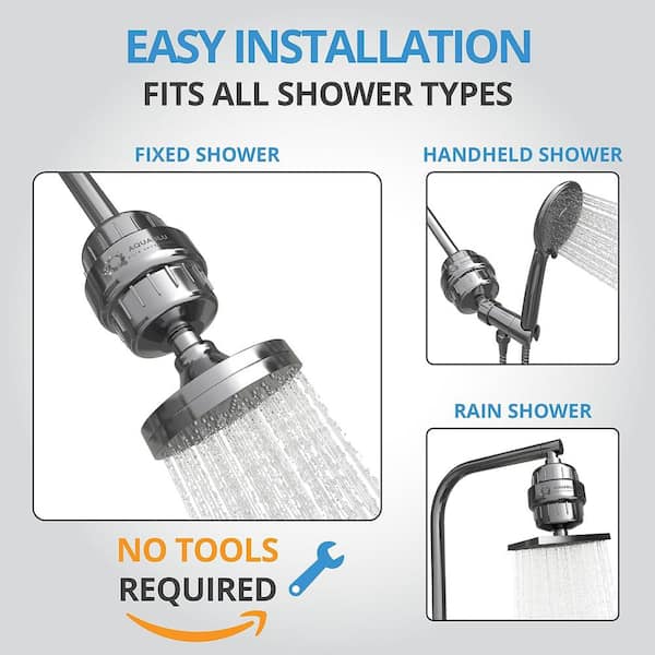 Reviews for Lukvuzo Heavy-Duty No BS Removable Shower Head