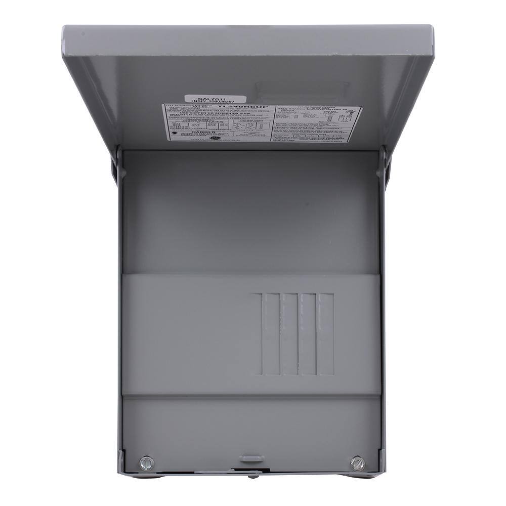 40 Amp 2-Space 4-Circuit Outdoor Main Lug Load Center (TL240RCUA)
