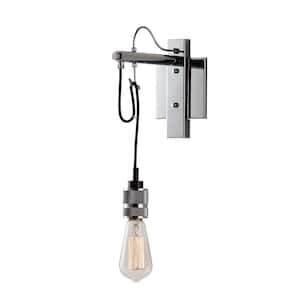 Swagger 4.75 in. Wide Polished Chrome Sconce