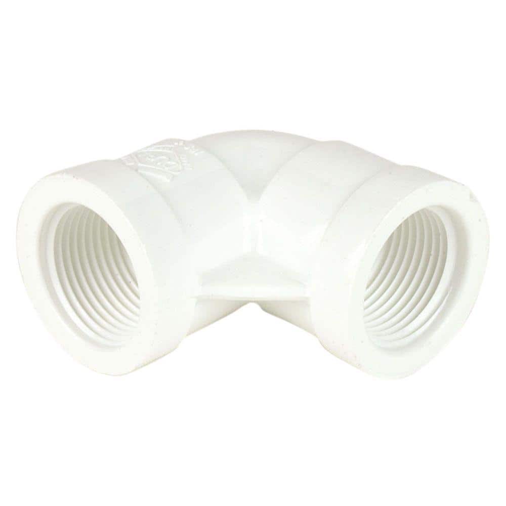 DURA 1/2 in. Schedule 40 PVC 90Degree Elbow Fitting C408005 The