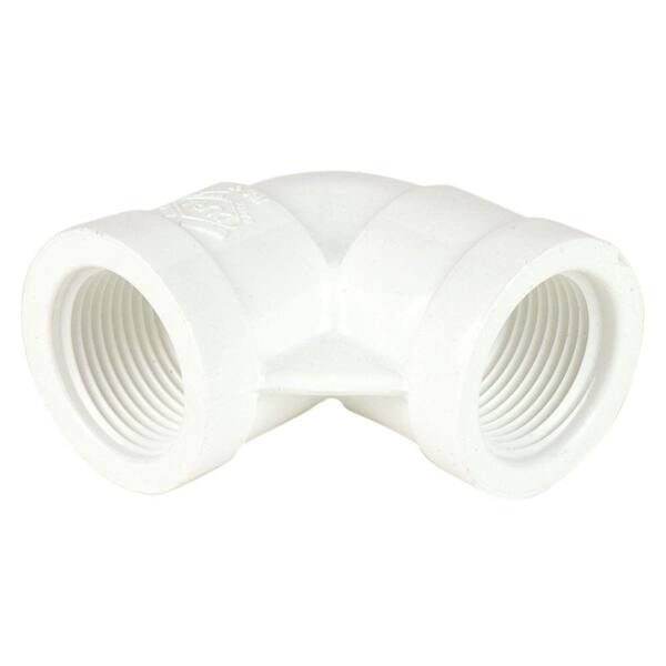 DURA 1/2 in. Schedule 40 PVC 90Degree Elbow Fitting C408005 The
