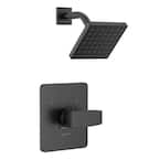 NEW! Delta Modern on sale Matte Black 1-handle Bathtub and Shower Faucet