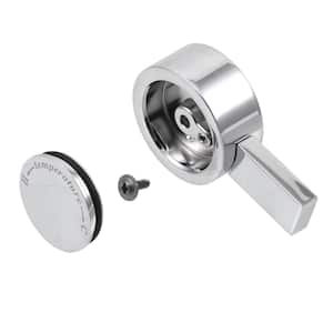 Vero 17T Tub and Shower Single Metal Lever Temperature Handle in Chrome