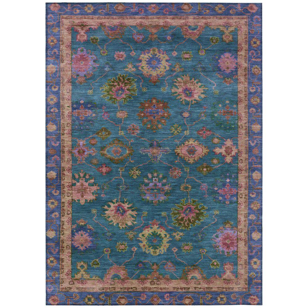 Chantille Machine Washable Indoor/Outdoor Abstract ACN2046 Teal 5 ft. x 7 ft. 6 in. Area Rug price history on PriceWatchPro