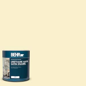 BEHR 1 qt. #370A-1 Moon Mist Satin Enamel Urethane Alkyd Interior ...