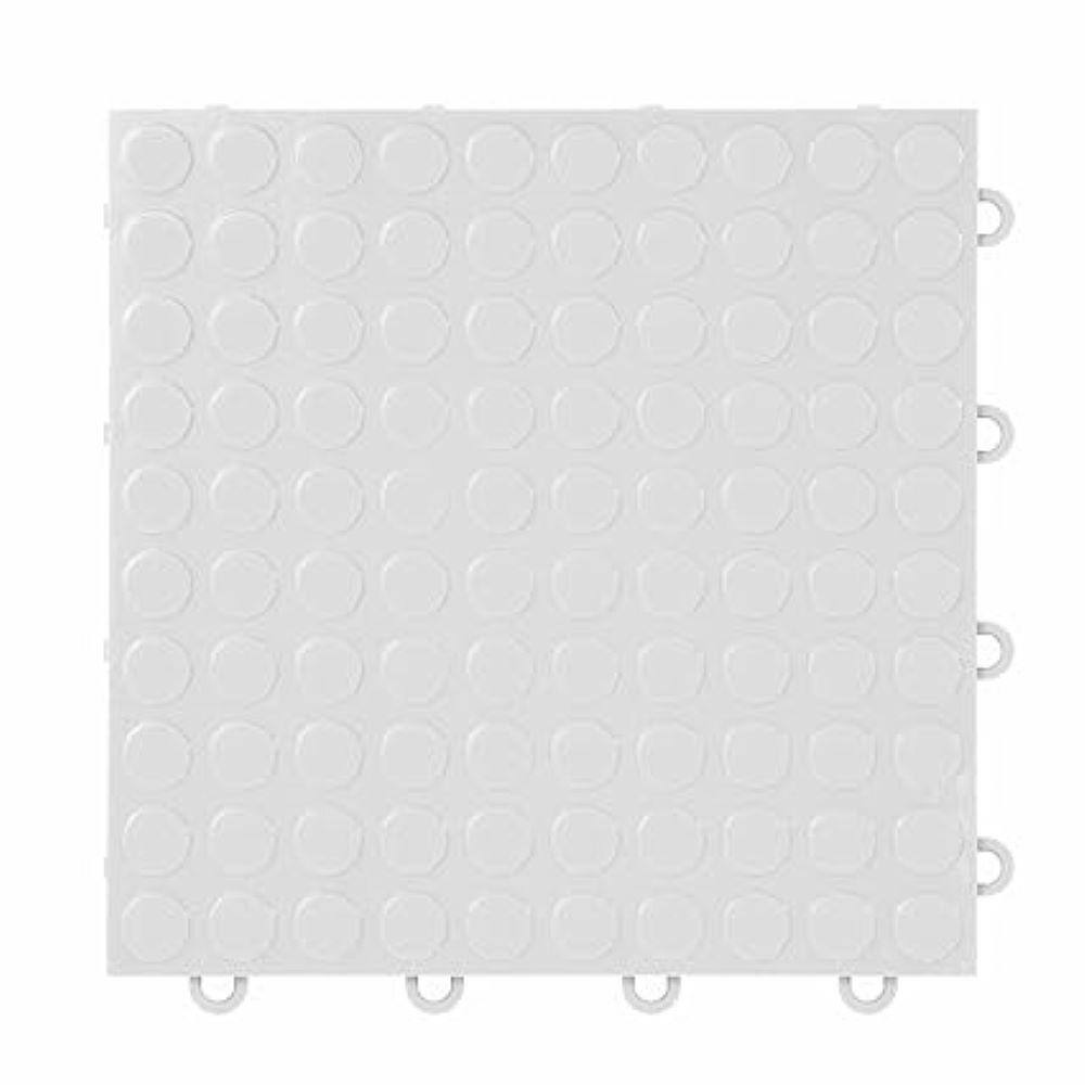 Nitro Coin 3/8 in. Garage Tiles, Artic White, 12 in. x 12 in., 52-Pack, Covers 52 sq. ft., Interlocking Floor Tiles price history on PriceWatchPro