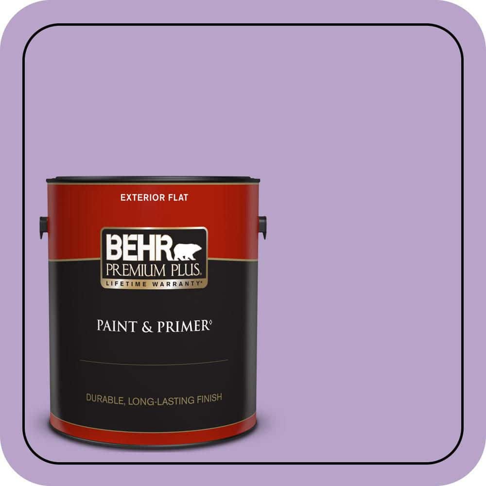 1 gal. #650B-4 Violet Fields Flat Exterior Paint & Primer price history on PriceWatchPro