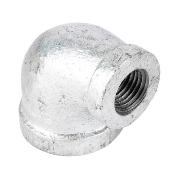 Stz 1 2 In X 1 4 In Galvanized Iron 90 Degree Fpt X Fpt Reducing Elbow Fitting Pdg Re 1214 The Home Depot