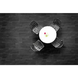 Anastasia Anthracite 12 in. x 24 in. Matte Porcelain Floor and Wall Tile (16 sq. ft./Case)