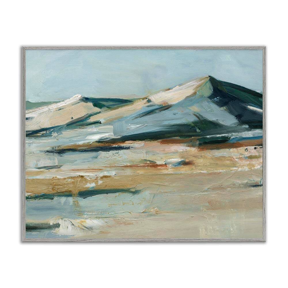 Desert Mountain Dunes by Ethan Harper Gray Framed Nature Giclee Art Print 11 in. x 14 in. price history on PriceWatchPro