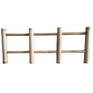 24 in. H x 60 in. L Bamboo Post and Rail Fence