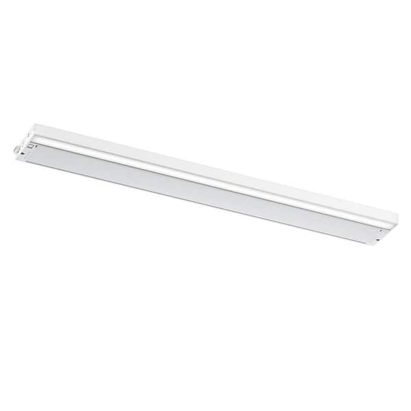 6U Series 30 in. LED Textured White Under Cabinet Light