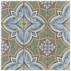 Harmonia Grove Green 13 in. x 13 in. Ceramic Floor and Wall Tile 12 sq. ft./Case