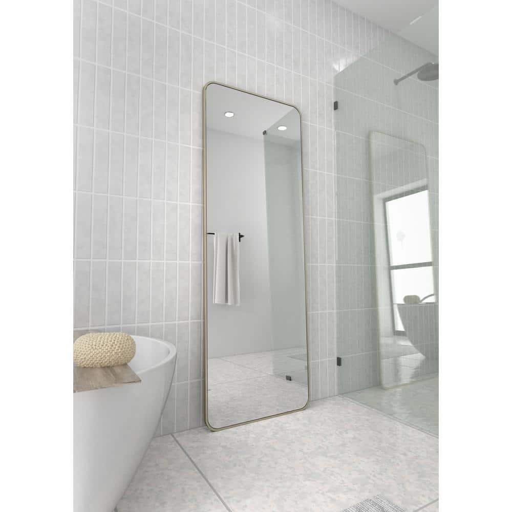 Trinity Full-Length 67" x 24" Rectangular Bronze and Gold Wall Mirror