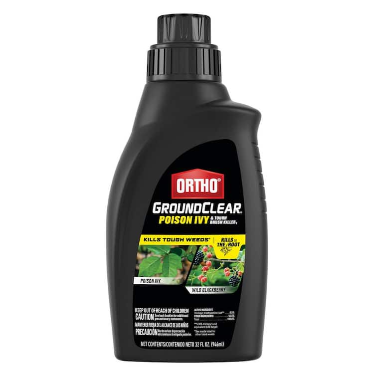 Ortho GroundClear 32 fl. oz. Poison Ivy and Tough Brush Weed Killer 1, Concentrate