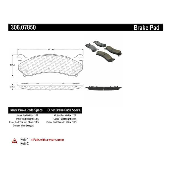 Centric Parts Disc Brake Pad Set