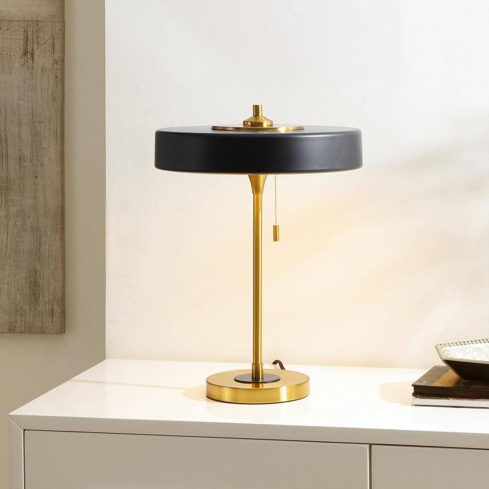 Decker 19 in. Black/Brass Table Lamp price history on PriceWatchPro