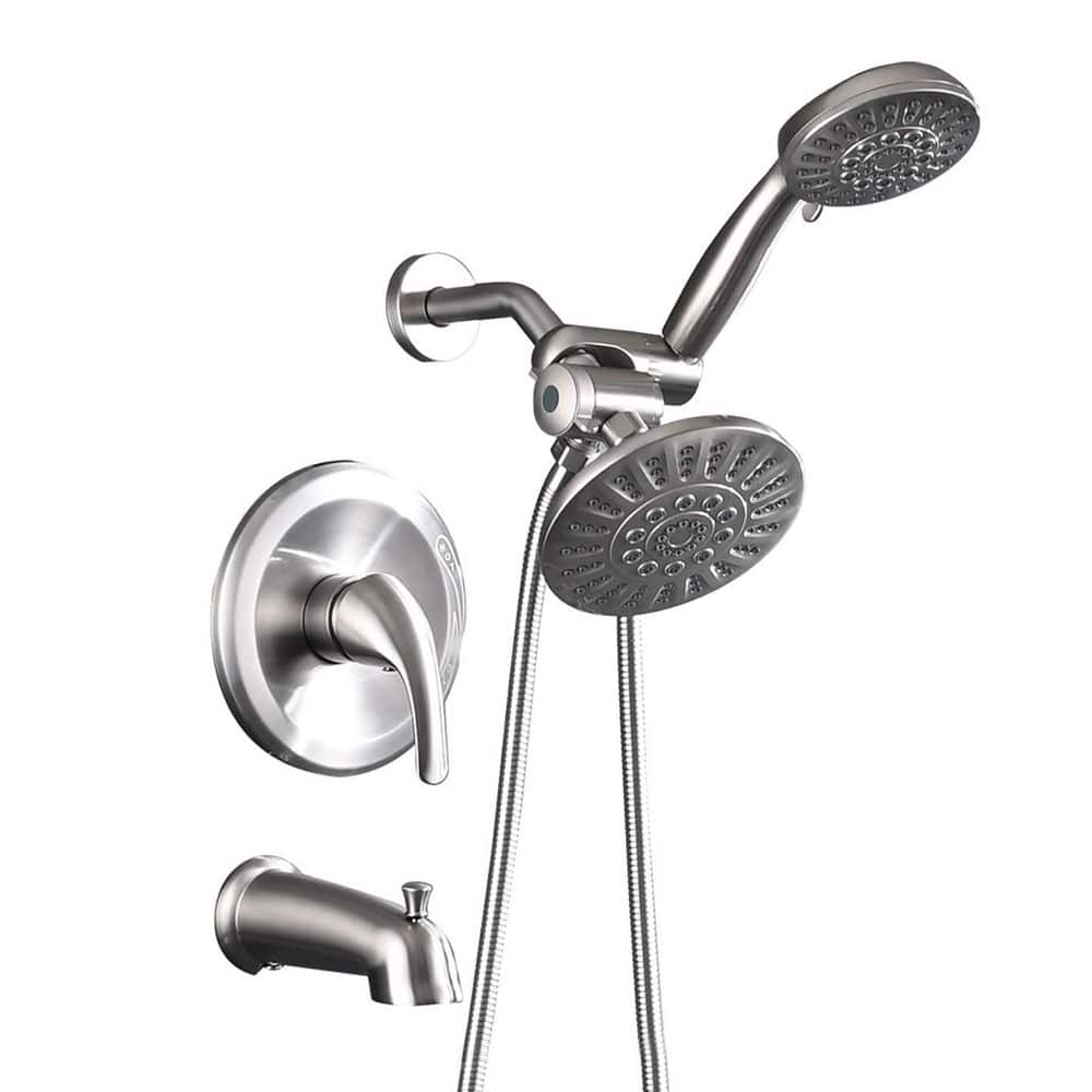 PROOX Single Handle 30Spray Shower Faucet with Dual Shower Heads and