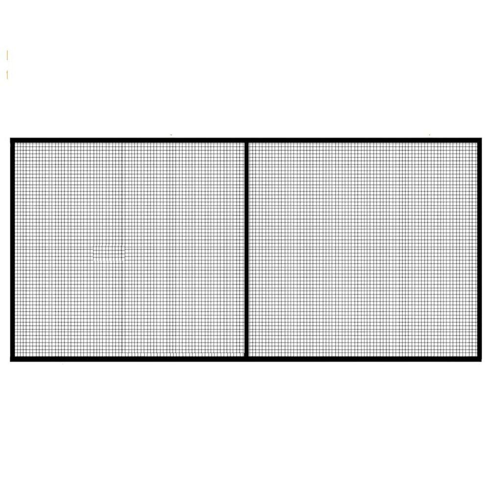 192 in. x 84 in. Universal/Reversible Black Fiberglass Magnetic Garage Screen Door price history on PriceWatchPro
