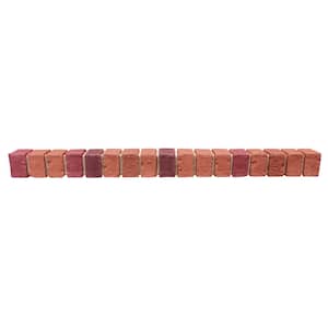 42 in. x 3 in. x 3.75 in. Multi-Color Brick Veneer Siding Ledger