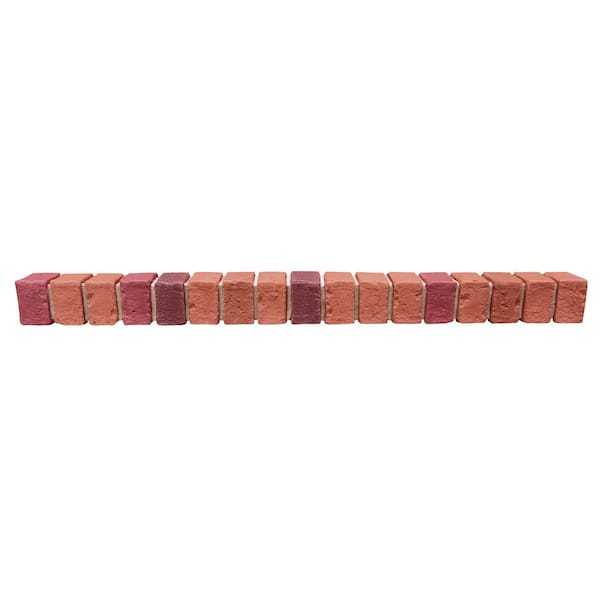 GenStone 42 in. x 3 in. x 3.75 in. Multi-Color Brick Veneer Siding Ledger