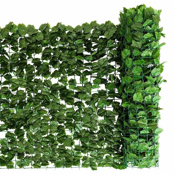 Costway 59 in. x 118 in. Plactic Faux Ivy Leaf Decorative