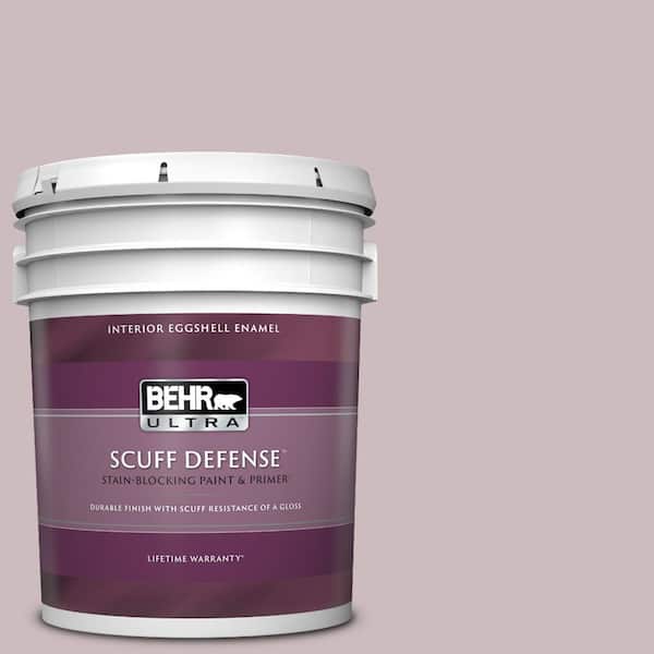 BEHR ULTRA 5 gal. #100E-3 Pastel Violet Extra Durable Eggshell Enamel Interior Paint & Primer
