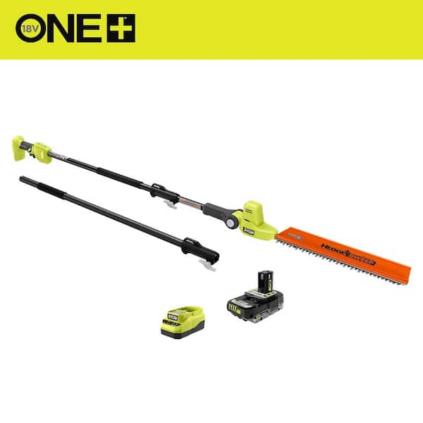 ONE+ 18V 18in. Cordless Battery Pole Hedge Trimmer with 2.0 Ah Battery & Charger