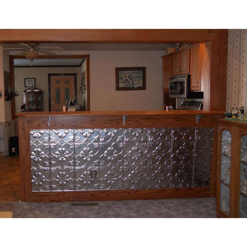 Lilac 2 ft. x 2 ft. Unfinished Steel Decorative Ceiling Tile