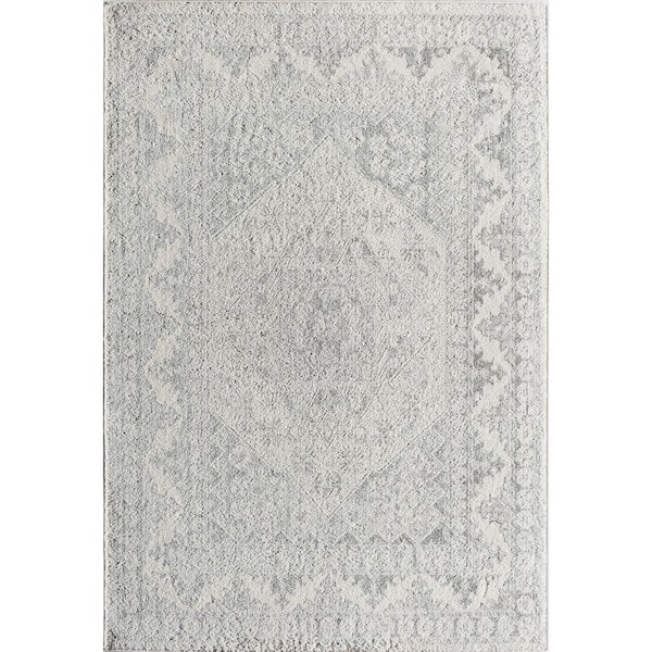 Rugs America Gabriel Grey Mist 2'6"x8' Transitional Gray Area Rug