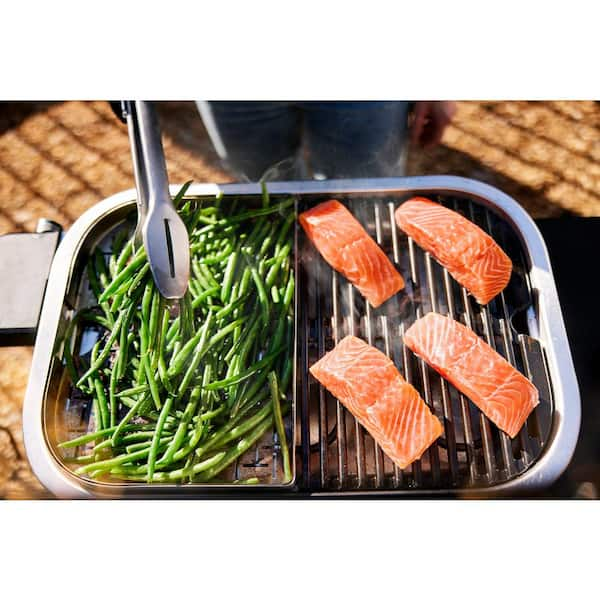 Weber Lumin Electric Grill in Deep Ocean Blue 92300901 - The Home Depot