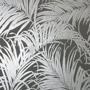 Palm Fabric Strippable Wallpaper (Covers 57 sq. ft.)